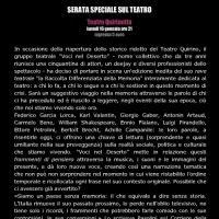 VOCI NEL DESERTO al Teatro Quirinetta
